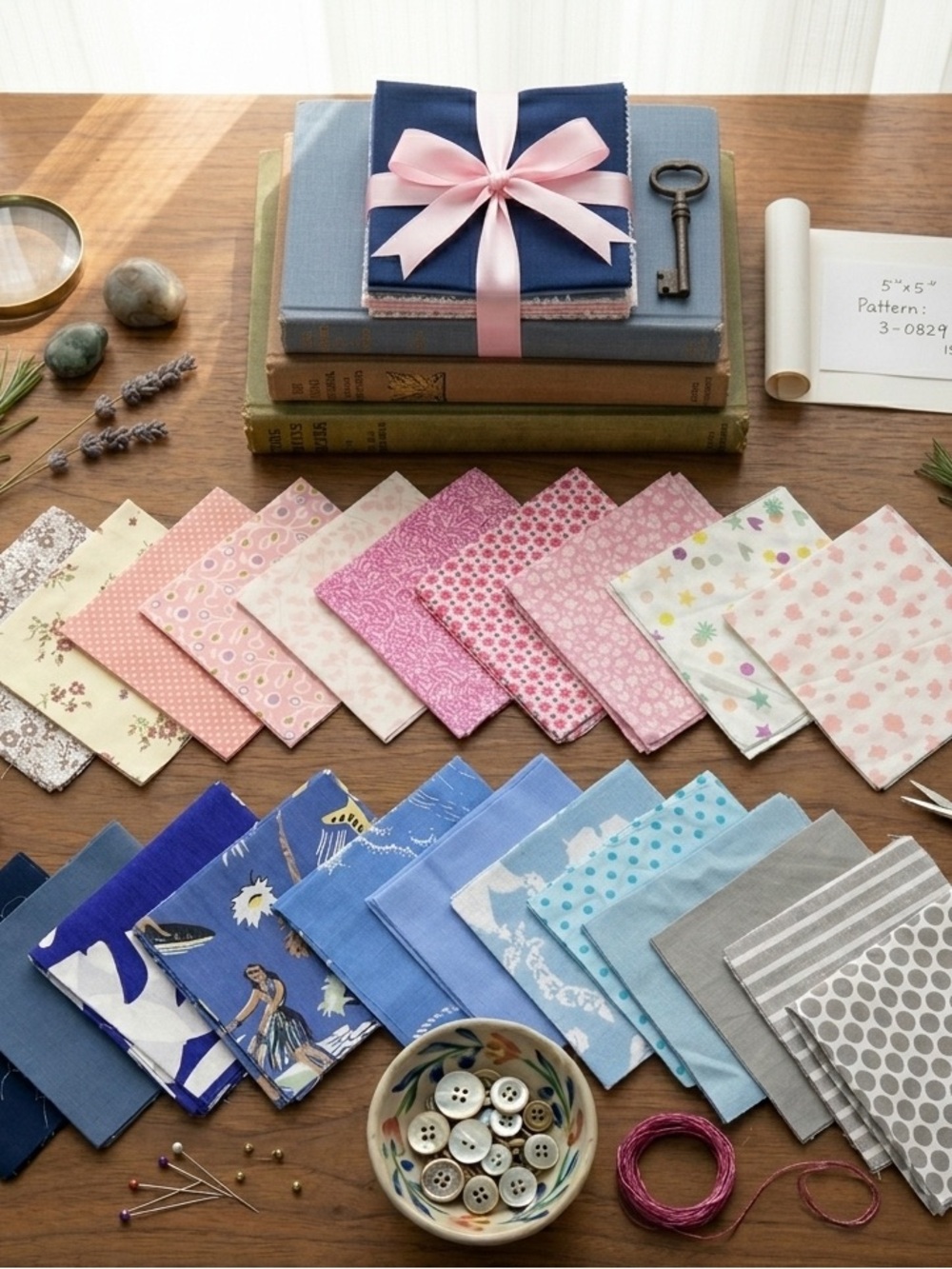 150 pcs Saltwater Taff pre cut charm pack 5" squares 100% cotton fabric quilt#82